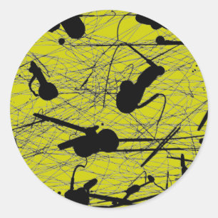 Adesivo Pintura original em formato preto