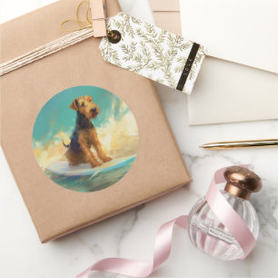 Adesivo Pintura para surfar na praia de Airedale