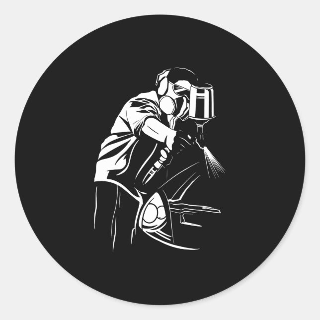 Adesivo Pintura |Pintores De Carro Clássicos Pintura Da Es (Frente)