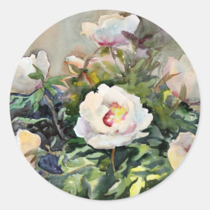 Adesivo Pintura Por Aquarela Das Belas Flores