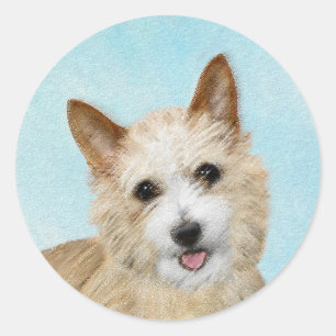 Adesivo Pintura Portuguesa do Podengo Pequeno - Arte Origi