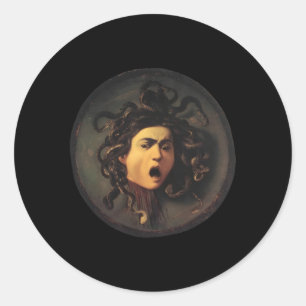 Adesivo Pintura Renascentista De Caravaggio Sobre Medusa