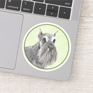 Adesivo Pintura Schnauzer (Giant, Standard) - Arte Canina