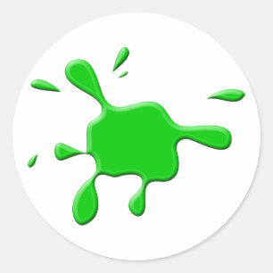 Adesivo Pintura verde Splodge
