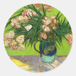 Adesivo Pintura Vintage de Van Gogh Flores em Flor Vinhas