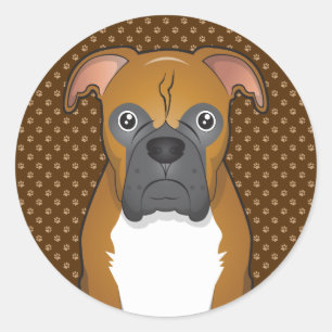 Adesivo Pinturas de desenho de cachorro