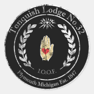 Adesivo PIO Tonquinho-Vinheta - preto