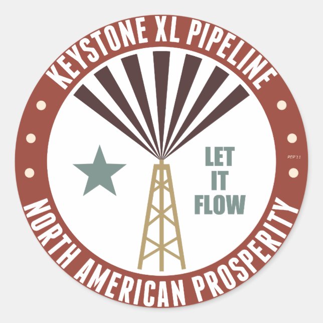 Adesivo Pipeline XL Keystone (Frente)