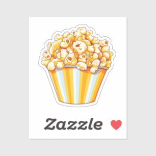 Adesivo Pipoca de animação