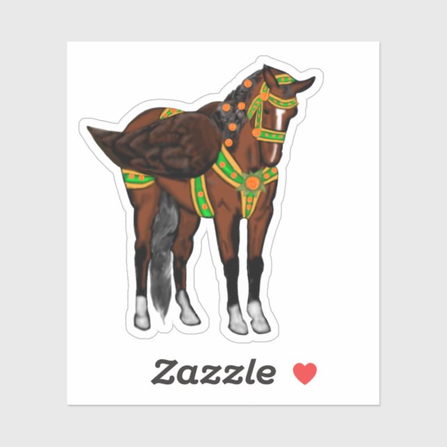 Adesivo Pippael Halt at X Bay Carousel Pegasus Vinyl  (Folha)