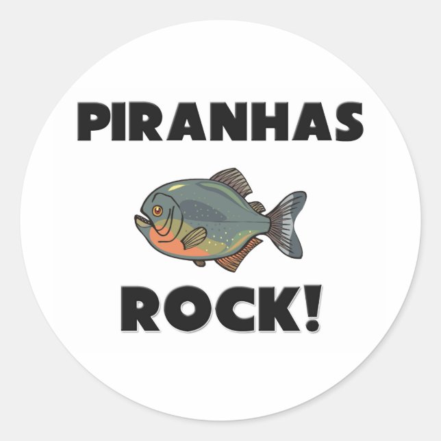 Adesivo Piranhas Rock (Frente)
