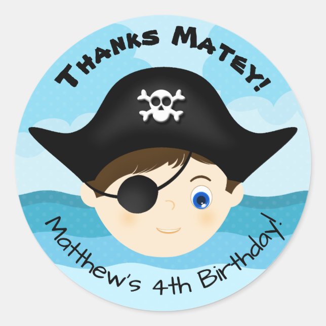Adesivo Pirata Boy (Frente)