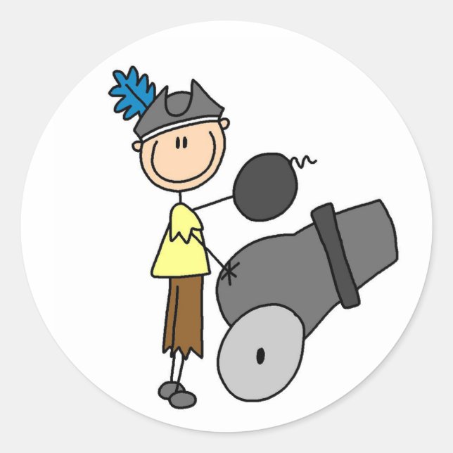 Adesivo Pirata com Vinheta Canhão (Frente)