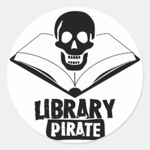 Adesivo Pirata de Biblioteca