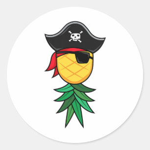Adesivo Pirata de Halloween - Pé-de-cabeça-para-baixo Ping