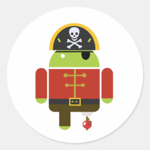 Adesivo Pirata do Android - Andy