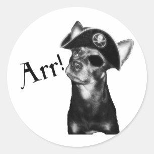 Adesivo Pirata do cão de ARR