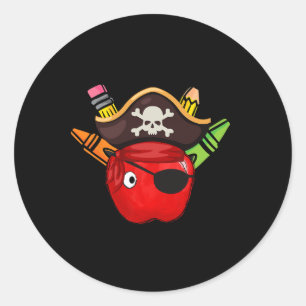 Adesivo Pirata do Dia Internacional da Escola Falar Como U