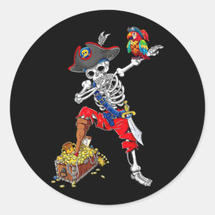 Adesivo Pirata Esqueleto Dabbing
