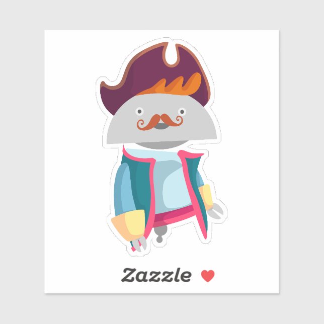 Adesivo Pirata Mia 3 (Folha)