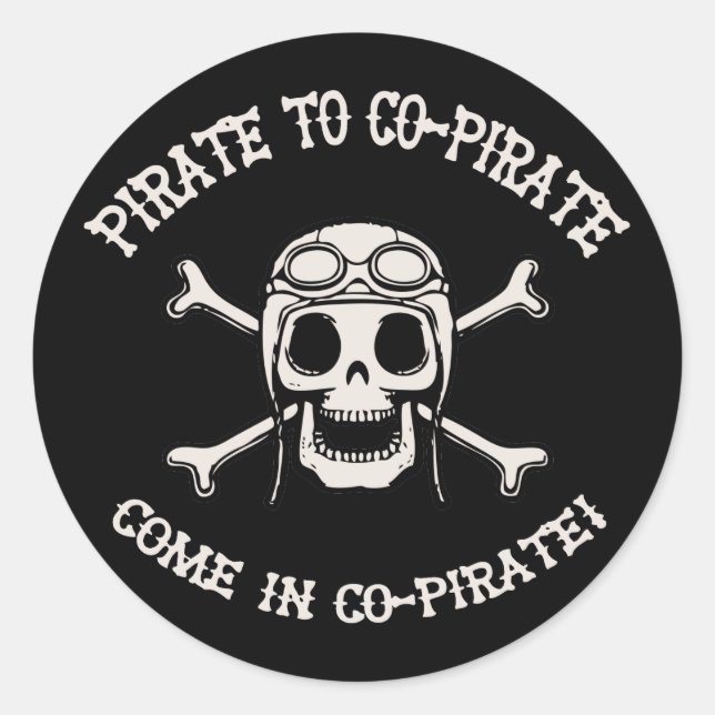 Adesivo Pirata para Co-Pirata (Frente)