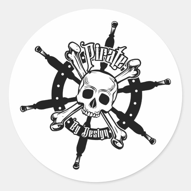 Adesivo Pirata Sticker (Frente)