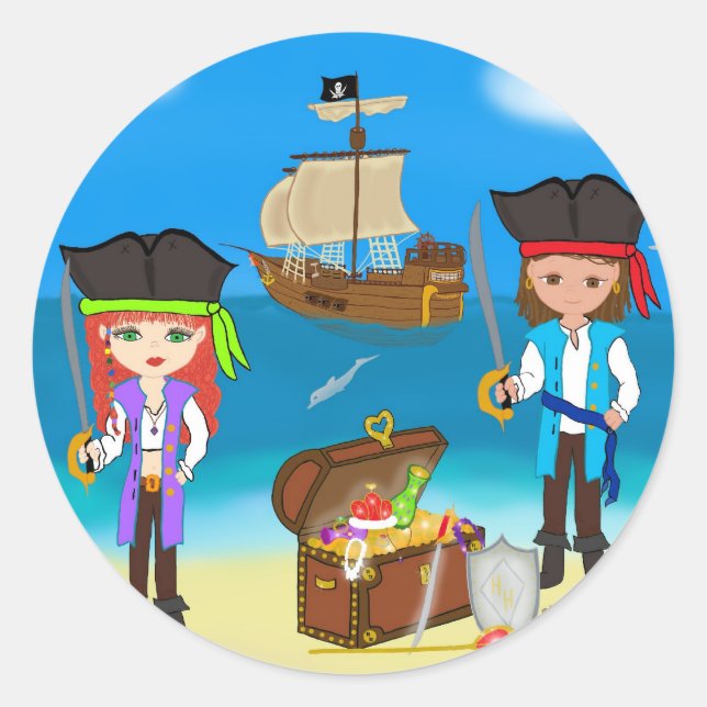 Adesivo Piratas dos Stickers do Hinterland (Frente)