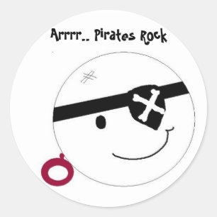 Adesivo Piratas Rock