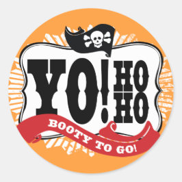 Adesivo Pirate Booty Sticker para Bolsas ou presentes favo