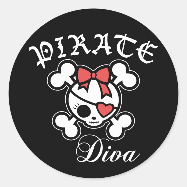Adesivo Pirate Diva (Frente)