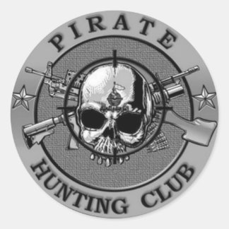 Adesivo Pirate Hunting Club Stickers