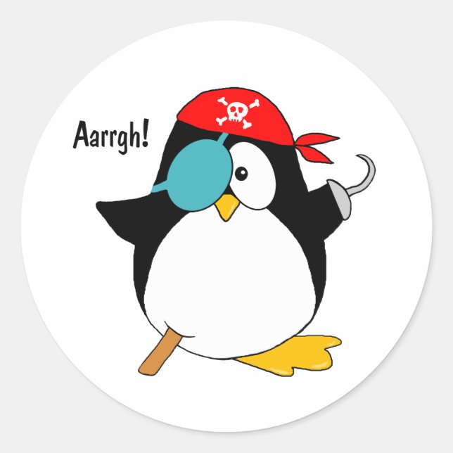 Adesivo Pirate Penguin (Frente)