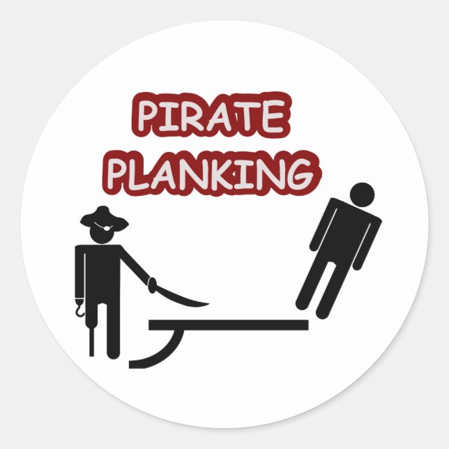 Adesivo Pirate Planking (Frente)