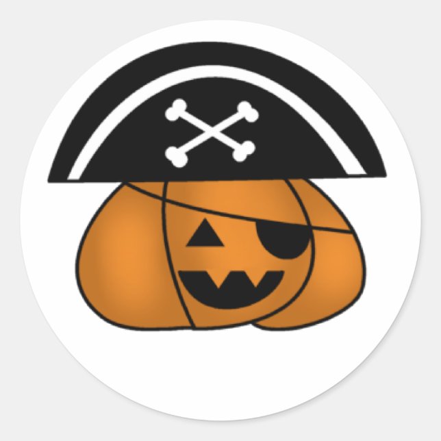Adesivo Pirate Pumpkin (Frente)