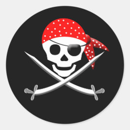 ADESIVO PIRATE ROUND STICKERS - PARTIDO