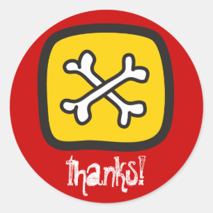 Adesivo Pirate Skeleton Skull & Bones Boy's Festa de anive