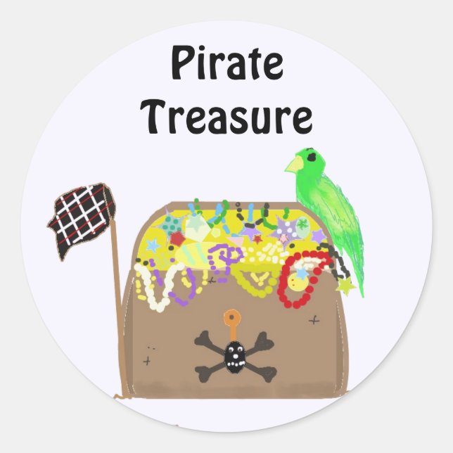 Adesivo Pirate Treasure (Frente)