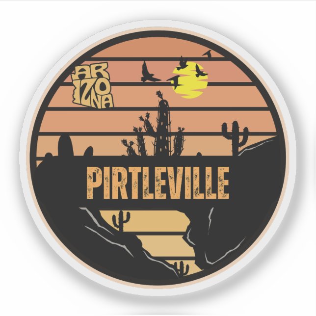 Adesivo Pirtleville, Arizona (Frente)