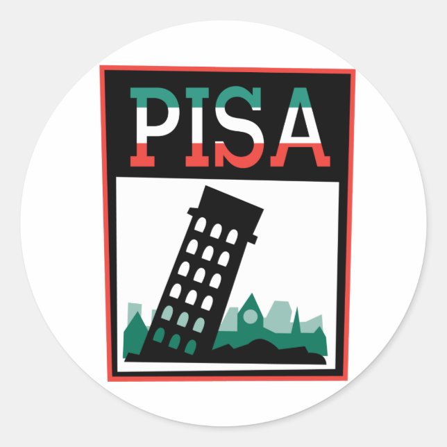 Adesivo Pisa Poster (Frente)