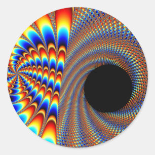 Adesivo Piscar os olhos Fractal