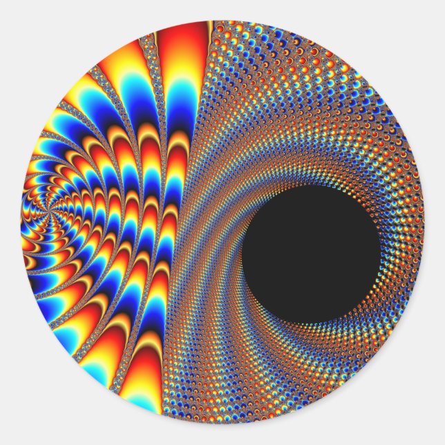 Adesivo Piscar os olhos Fractal (Frente)