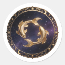 Adesivo Pisces Zodiac Fish