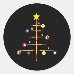Adesivo Piscina Billiers Ll Cue Árvore De Natal De Esporte
