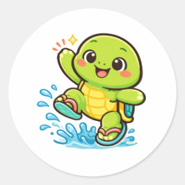 Adesivo Piscina de Chinelo