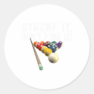 Adesivo Piscina Engraçada Billiards Atropelam Não Apontam!