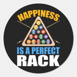 Adesivo Piscina Engraçada de Humor Rack Billiards