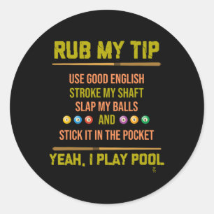 Adesivo Piscina Mesa Billiard Player Sports Billiard Gift