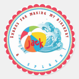 Adesivo Piscina Party Beach Bailkers