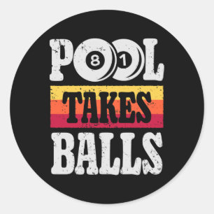 Adesivo Piscina Toma Billiards Engraçados Jogador 8 Oferta