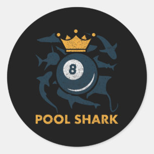 Adesivo Piscina Tubarões Bilhetes Piscina Billiards Hall P